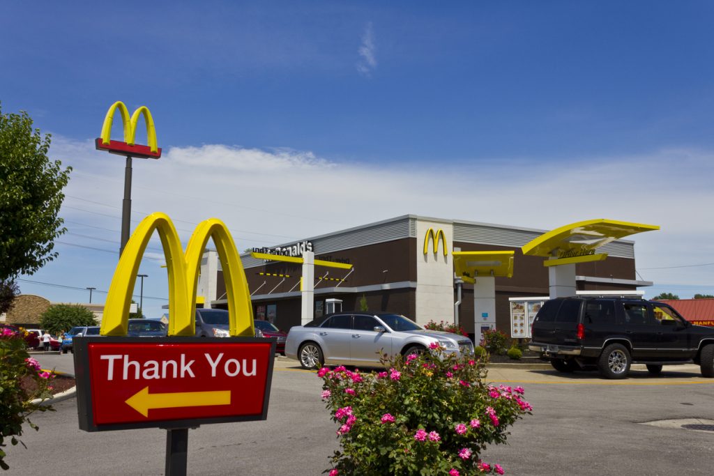 McDonald's Restaurant Location. McDonald's is a Chain of Hamburger Restaurants